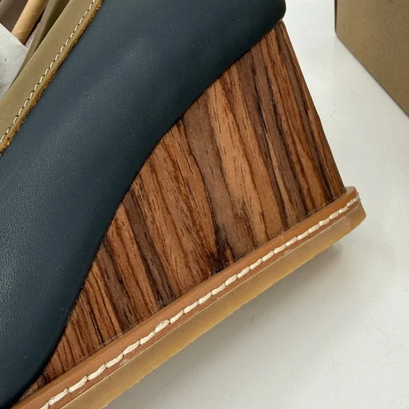 Sanctuary Cadence Leather Penny Loafer Wedge NIB Eco Chic Style 523258 - Picture 11 of 16